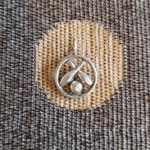 Bowling Charm..Sterling Silver